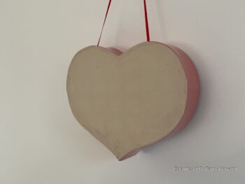 Pottery Shrine or Altar. Pink Heart-Shaped. Handmade - Image 8