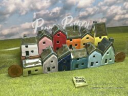 PennyPottery Classic Original Miniature Ceramic Houses. Pick & Mix Your Joyful Rainbow Village.