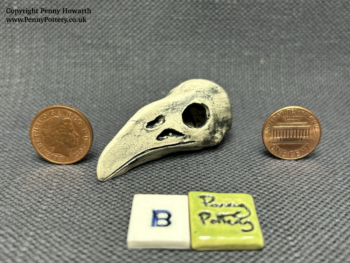 Ceramic Animal Skulls. Exclusive Stoneware Pottery pieces. Designed by Artist Penny Howarth - Image 3