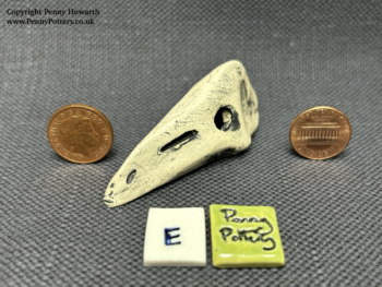 Ceramic Animal Skulls. Exclusive Stoneware Pottery pieces. Designed by Artist Penny Howarth - Image 6