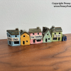 Miniature Ceramic Villages. 6 Items. Exclusive Set of Collectable Miniature Houses by Artist Penny Howarth - Image 10