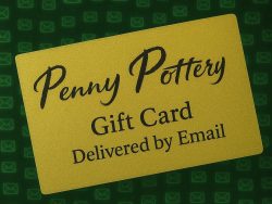 Penny Pottery Gift Cards. Personalised Voucher. Delivered by email.