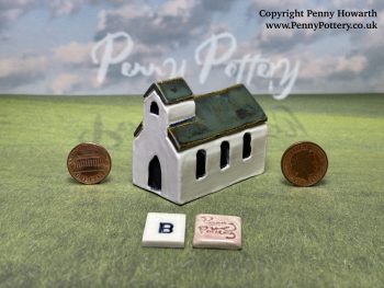Miniature Ceramic Churches. Handcrafted Collectables. Unique Artistry in Clay by UK Artist Penny Howarth - Image 6