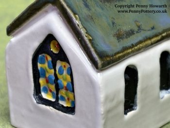 Miniature Ceramic Churches. Handcrafted Collectables. Unique Artistry in Clay by UK Artist Penny Howarth - Image 8