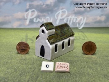 Miniature Ceramic Churches. Handcrafted Collectables. Unique Artistry in Clay by UK Artist Penny Howarth - Image 10