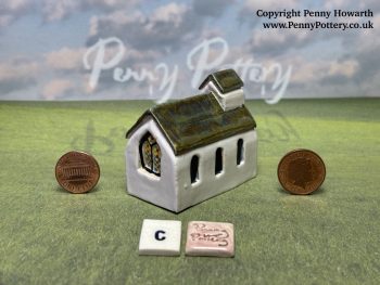 Miniature Ceramic Churches. Handcrafted Collectables. Unique Artistry in Clay by UK Artist Penny Howarth - Image 11