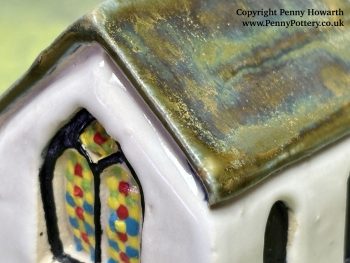 Miniature Ceramic Churches. Handcrafted Collectables. Unique Artistry in Clay by UK Artist Penny Howarth - Image 12